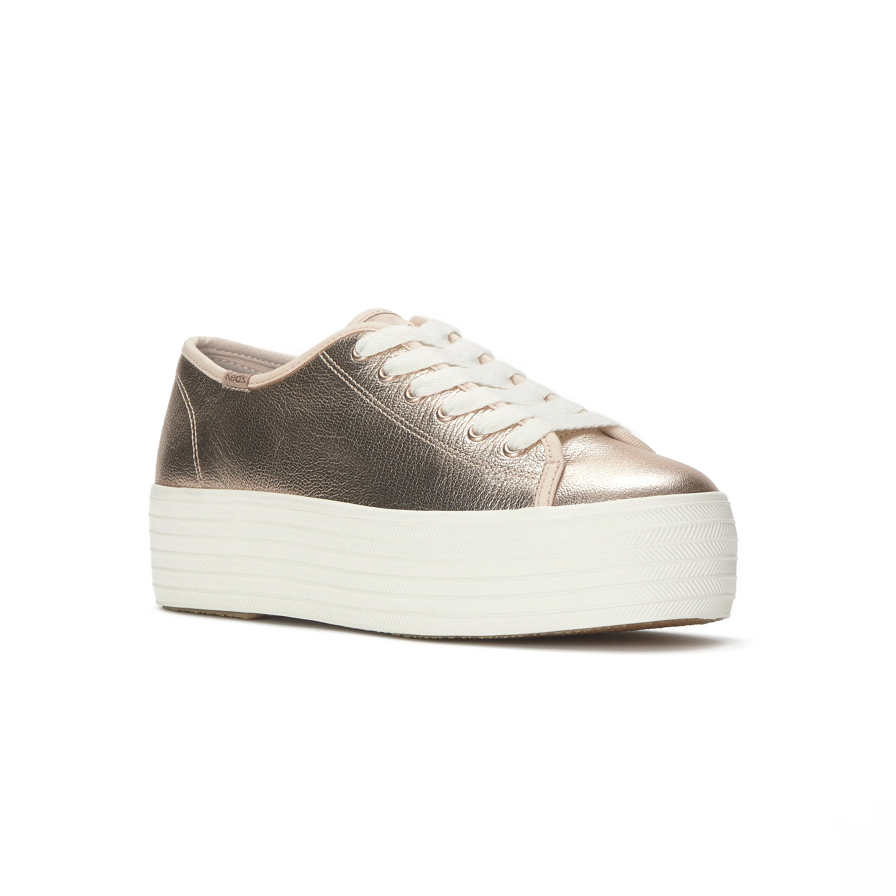 TENIS FEMENINO KEDS TRIPLE UP METALLIC LEATHER